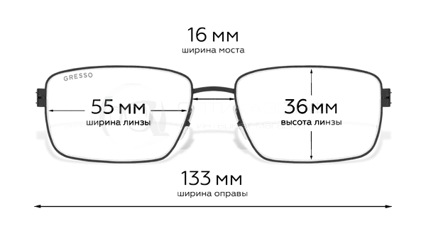 Оправа Gresso Scottsdale Ralph G 0231
