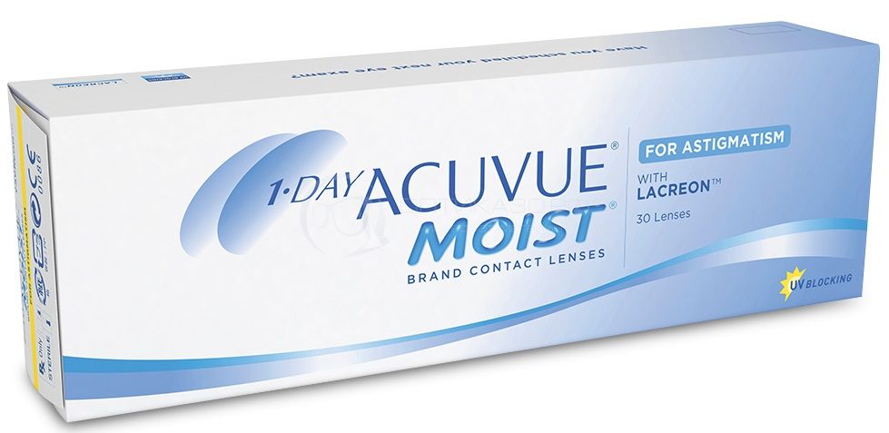 1-DAY ACUVUE MOIST for ASTIGMATISM with LACREON